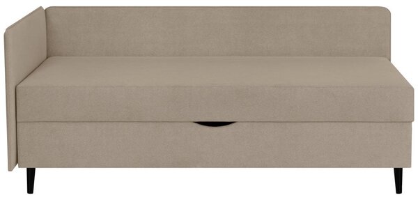POSTELJA Z VZMETNICO 120 cm x 200 cm , tekstil bež