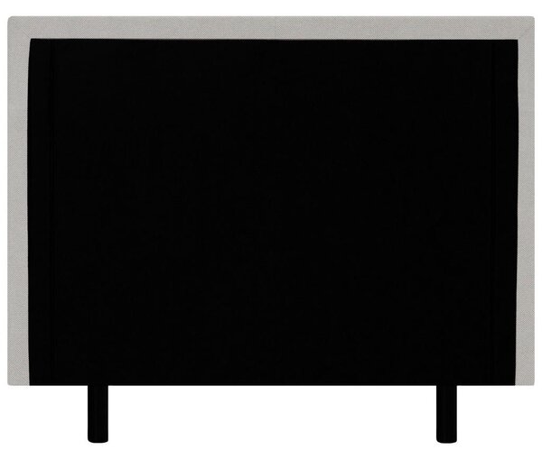 POSTELJA Z VZMETNICO 90 cm x 200 cm , tekstil krem barve