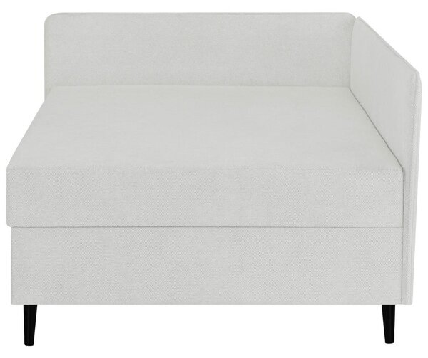 POSTELJA Z VZMETNICO 90 cm x 200 cm , tekstil siva