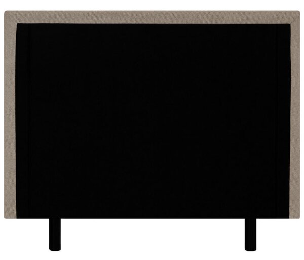 POSTELJA Z VZMETNICO 120 cm x 200 cm , tekstil bež