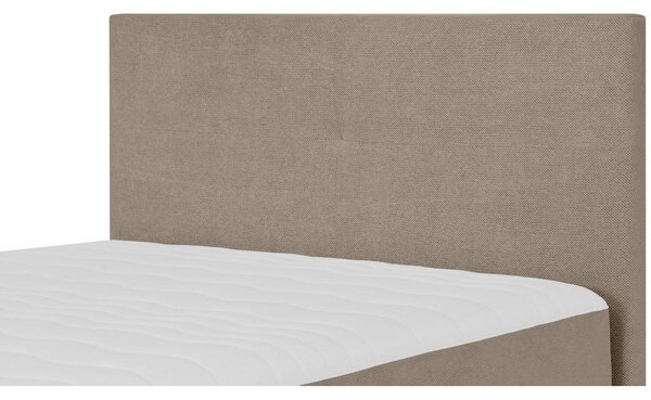 POSTELJA Z VZMETNICO 120 cm x 200 cm , tekstil bež