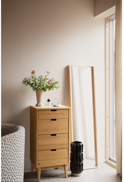 Komoda iz masivnega hrasta v naravni barvi 45x92x38 cm Garrison – Rowico