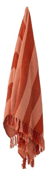 Oranžna odeja iz recikliranega bombaža 130x160 cm Frello – Bloomingville