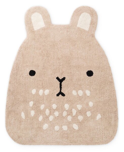 Bež pralna/ročno tkana bombažna otroška preproga 120x152 cm Snuggle Pucki – Hanse Home