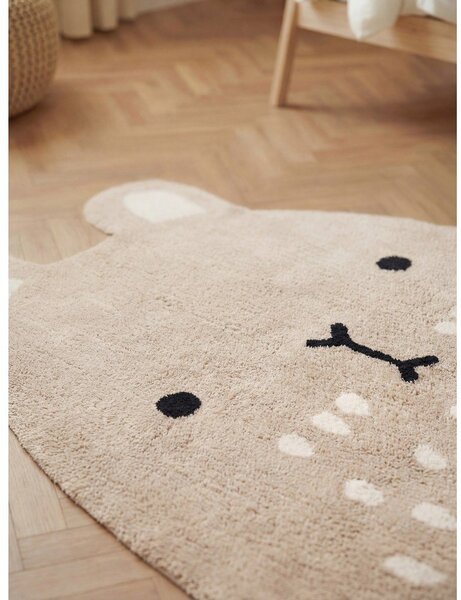 Bež pralna/ročno tkana bombažna otroška preproga 120x152 cm Snuggle Pucki – Hanse Home