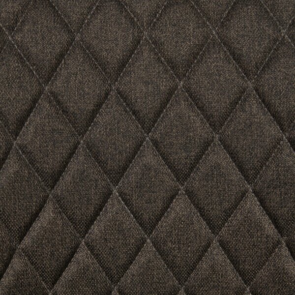 NASLANJAČ, les, kovina, tekstil črna, sivorjava