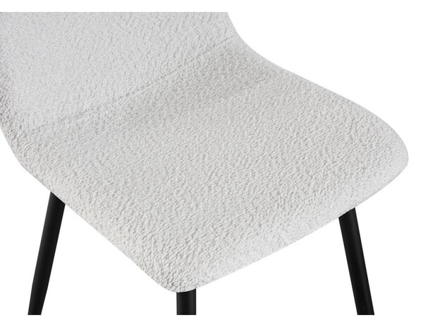 STOL, les, kovina, tekstil bela