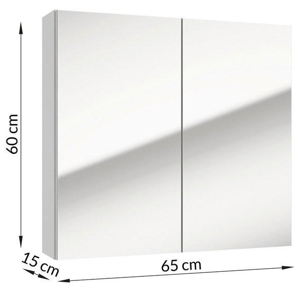 OMARA Z OGLEDALOM 65/60/15 cm