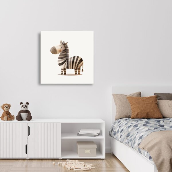 Slika vesela zebra za otroke