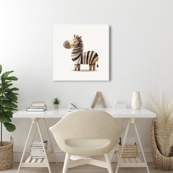 Slika vesela zebra za otroke