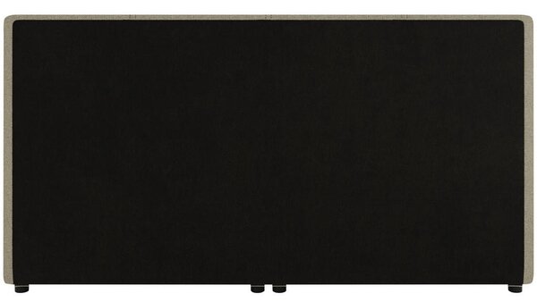 POSTELJA BOXSPRING 180 cm x 200 cm , les, tekstil, karton bež
