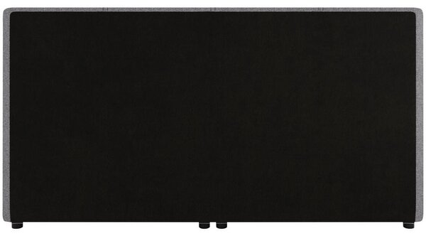 POSTELJA BOXSPRING 160 cm x 200 cm , les, tekstil, karton svetlo siva