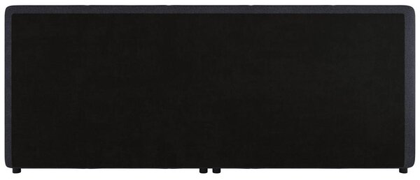 POSTELJA BOXSPRING 240 cm x 200 cm , les, tekstil, karton antracit