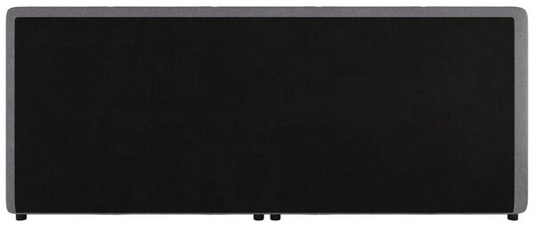 POSTELJA BOXSPRING 240 cm x 200 cm , les, tekstil, karton svetlo siva