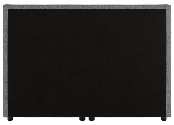 POSTELJA BOXSPRING 120 cm x 200 cm , les, tekstil, karton svetlo siva