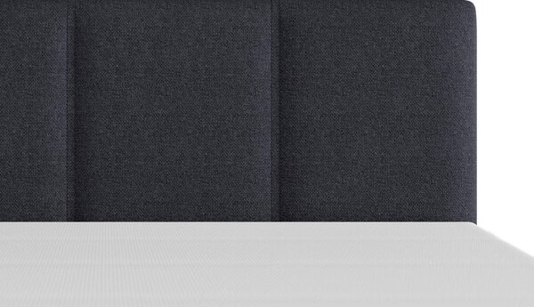 POSTELJA BOXSPRING 140 cm x 200 cm , les, tekstil, karton antracit