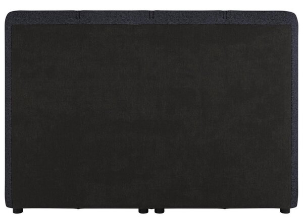 POSTELJA BOXSPRING 140 cm x 200 cm , les, tekstil, karton antracit