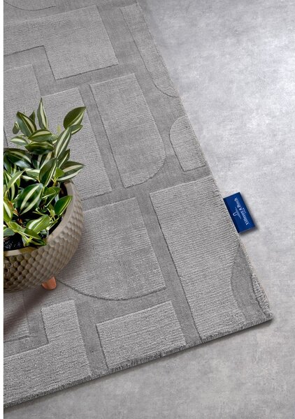 Siv ročno tkan volnen tekač 80x250 cm Alexis – Villeroy&Boch