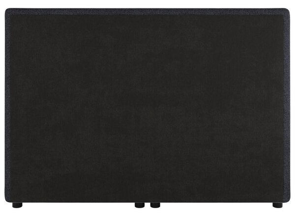 POSTELJA BOXSPRING 140 cm x 200 cm , les, tekstil, karton antracit