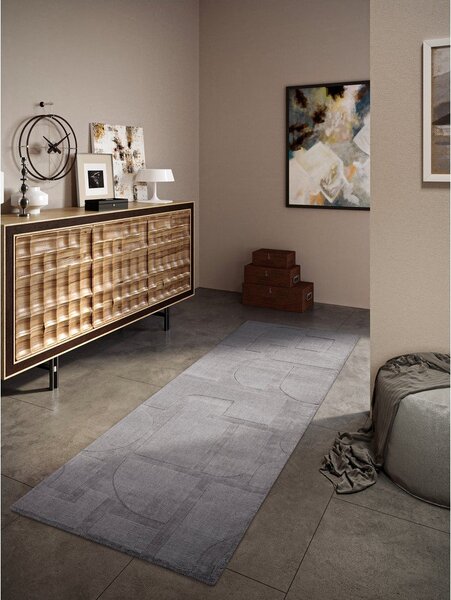 Siv ročno tkan volnen tekač 80x250 cm Alexis – Villeroy&Boch