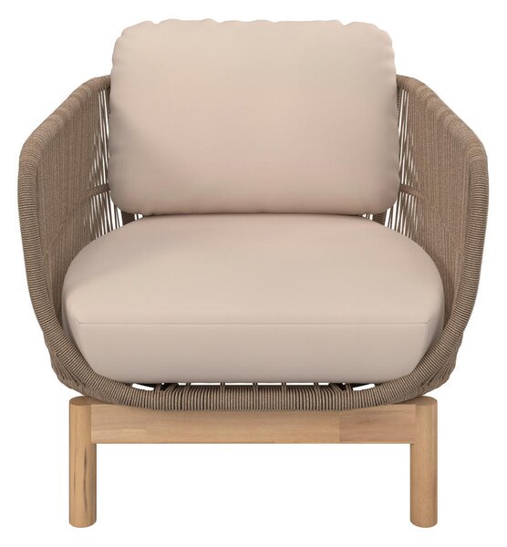 LOUNGE NASLANJAČ akacija masivno aluminij