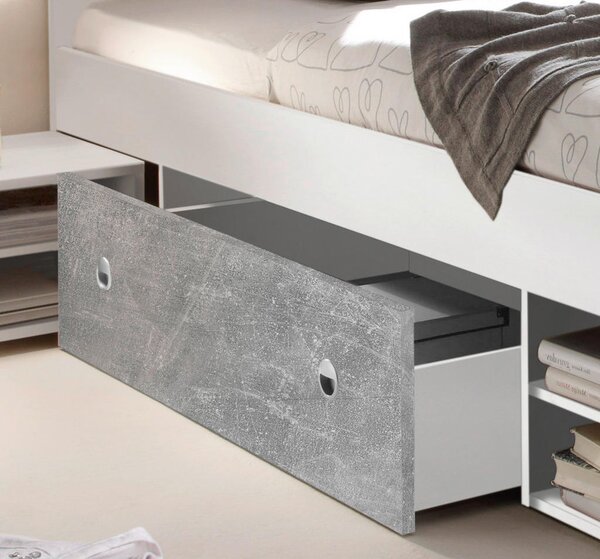 POSTELJNA GARNITURA 140 cm x 200 cm , siva, bela