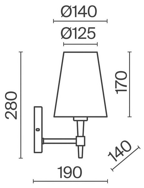 STENSKA SVETILKA 220 V