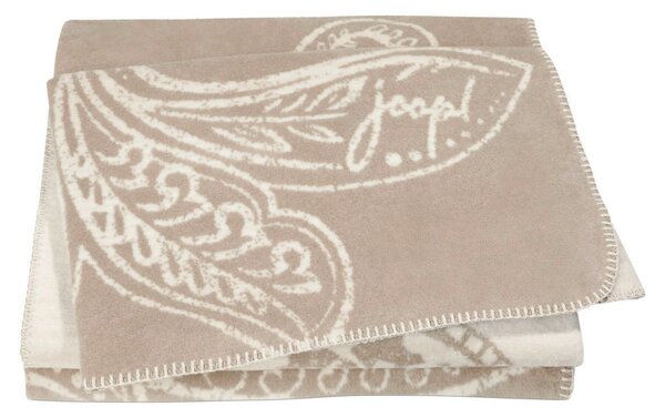 DEKORATIVNA ODEJA JOOP! PAISLEY 150/200 cm rjavosiva, ekru