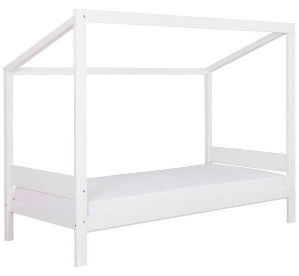 POSTELJA S PREDALOM 90 cm x 200 cm , bela