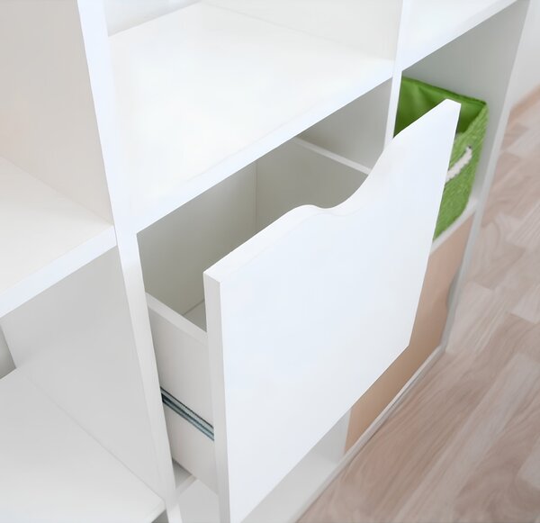 KONDELA Predal, bela, TOFI BOX NEW