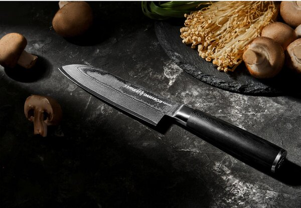 NOŽ SANTOKU Damascus 27,5/4/2,5 cm ogljikovo jeklo