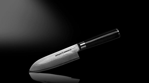 NOŽ SANTOKU Damascus 27,5/4/2,5 cm ogljikovo jeklo