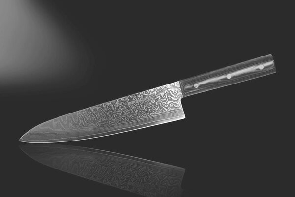 NOŽ ZA ŠEFA KUHINJE DAMASCUS 67 33/4,6/2 cm nerjaveče jeklo