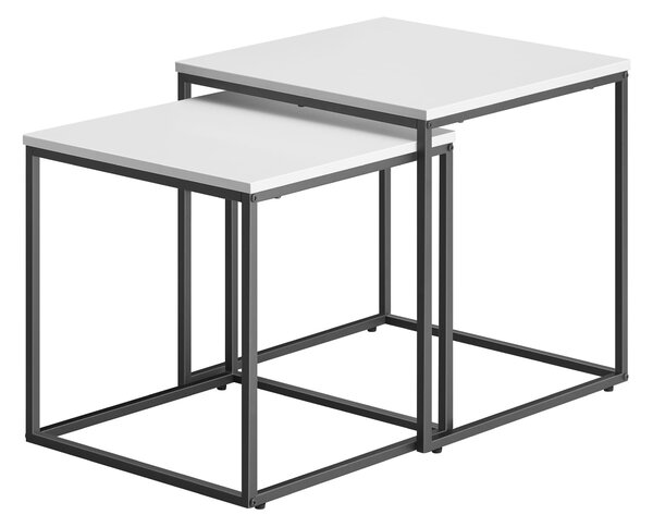 Komplet 2 konferenčnih miz QUADRO, bele