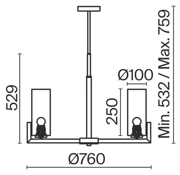 LESTENEC 76/52,9 cm 40 W