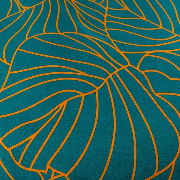 Posteljnina iz mikrovlaken FANFARE petrolejsko modra Dimenzije posteljnine: 70 x 90 cm | 140 x 200 cm