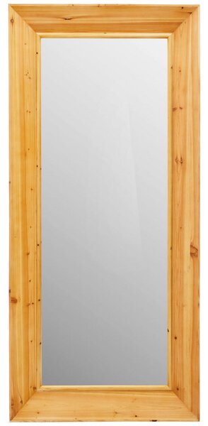 STENSKO OGLEDALO, 87/188/7 cm les, steklo, leseni material