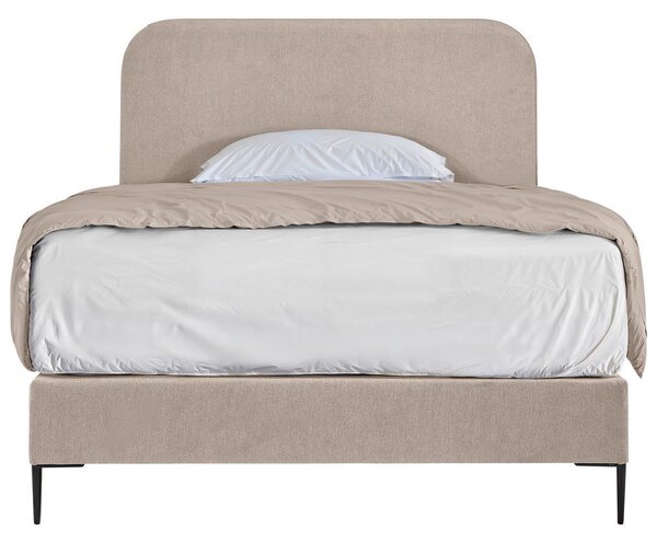 POSTELJA BOXSPRING x , tekstil, leseni material bež