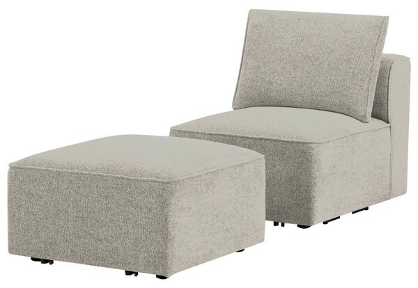 ELEMENT ZOFE, flis, bouclé bež