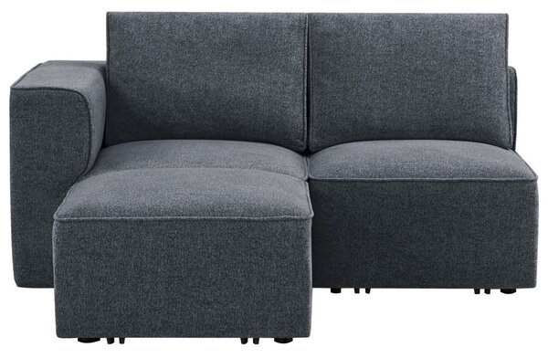 ELEMENT ZOFE, flis, bouclé temno siva