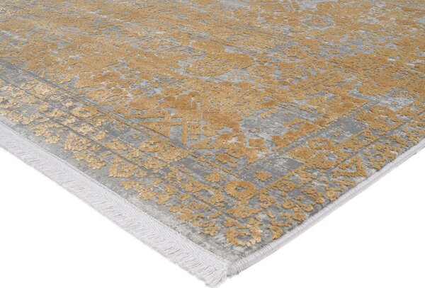 VINTAGE PREPROGA 140/200 cm tkano zlate barve