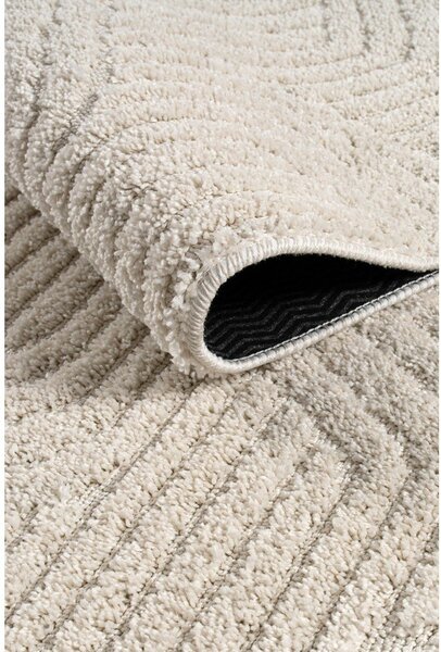 Kremno bela pralna preproga 80x150 cm Loopy – Mila Home