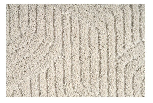 Kremno bela pralna preproga 80x150 cm Loopy – Mila Home
