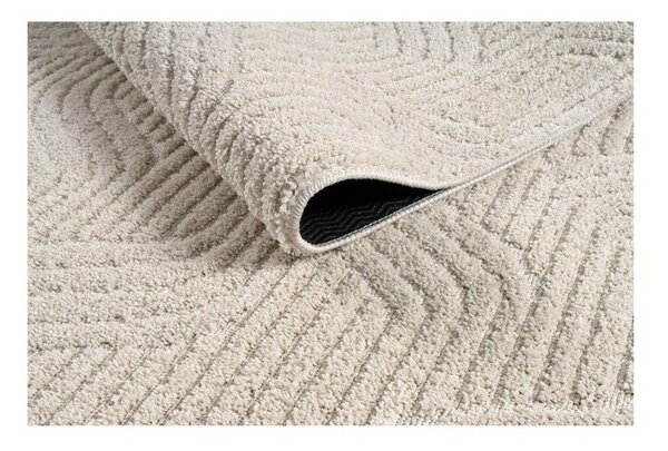 Kremno bela pralna preproga 80x150 cm Loopy – Mila Home