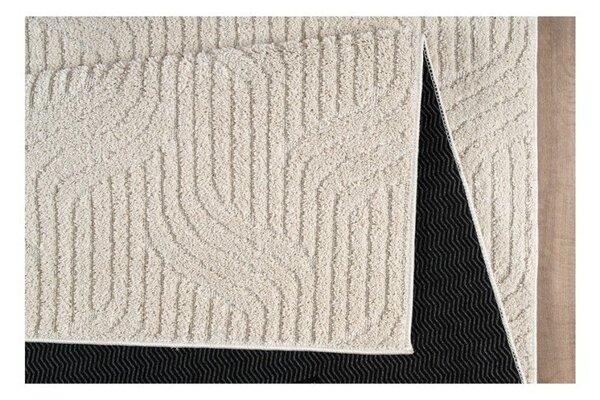 Kremno bela pralna preproga 80x150 cm Loopy – Mila Home