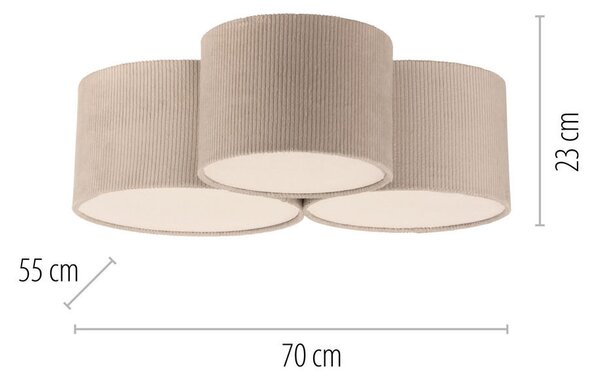 STROPNA LED-SVETILKA Duro 32 W 230 V E27