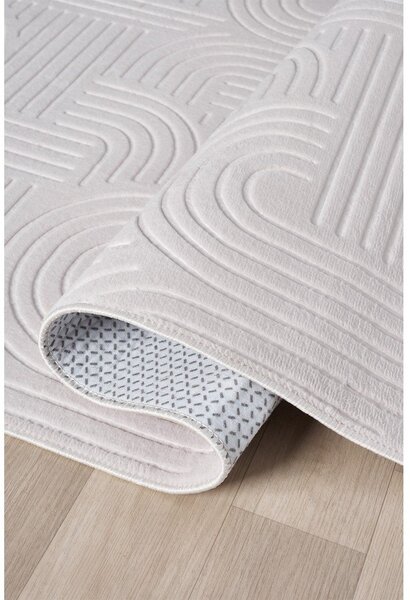 Kremno bela pralna preproga 80x150 cm Bohemian – Mila Home