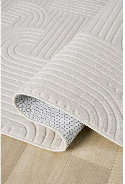 Kremno bela pralna preproga 80x150 cm Bohemian – Mila Home