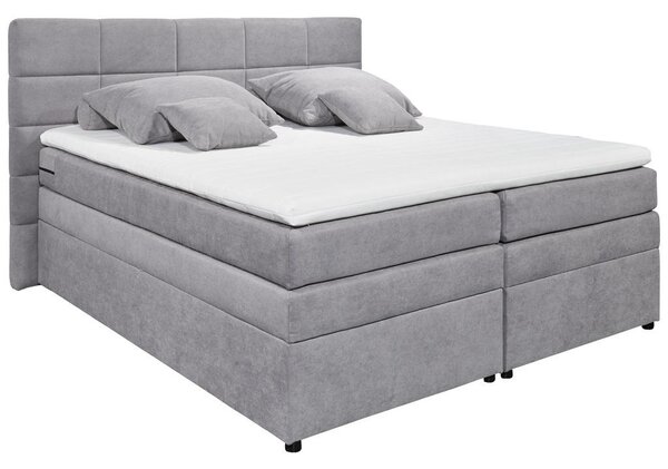 POSTELJA BOXSPRING 180 cm x 200 cm , svetlo siva
