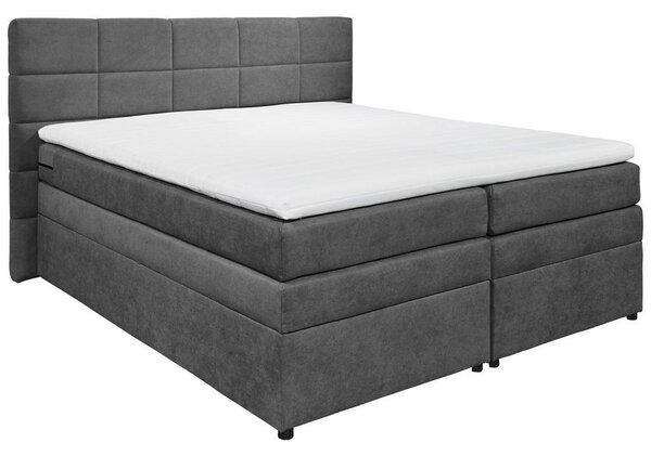 POSTELJA BOXSPRING 180 cm x 200 cm , umazano rjava